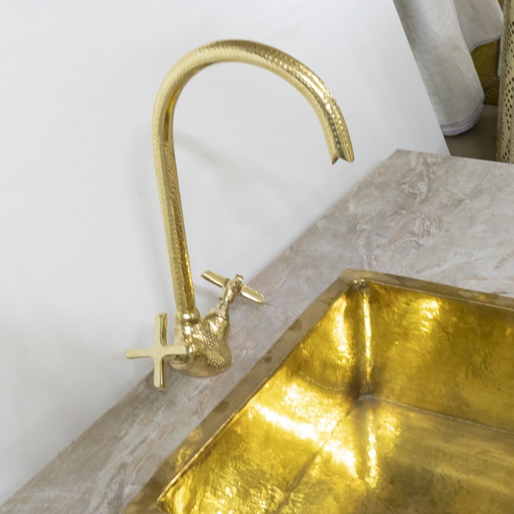 Brass Gooseneck Brass Faucet - Image 5