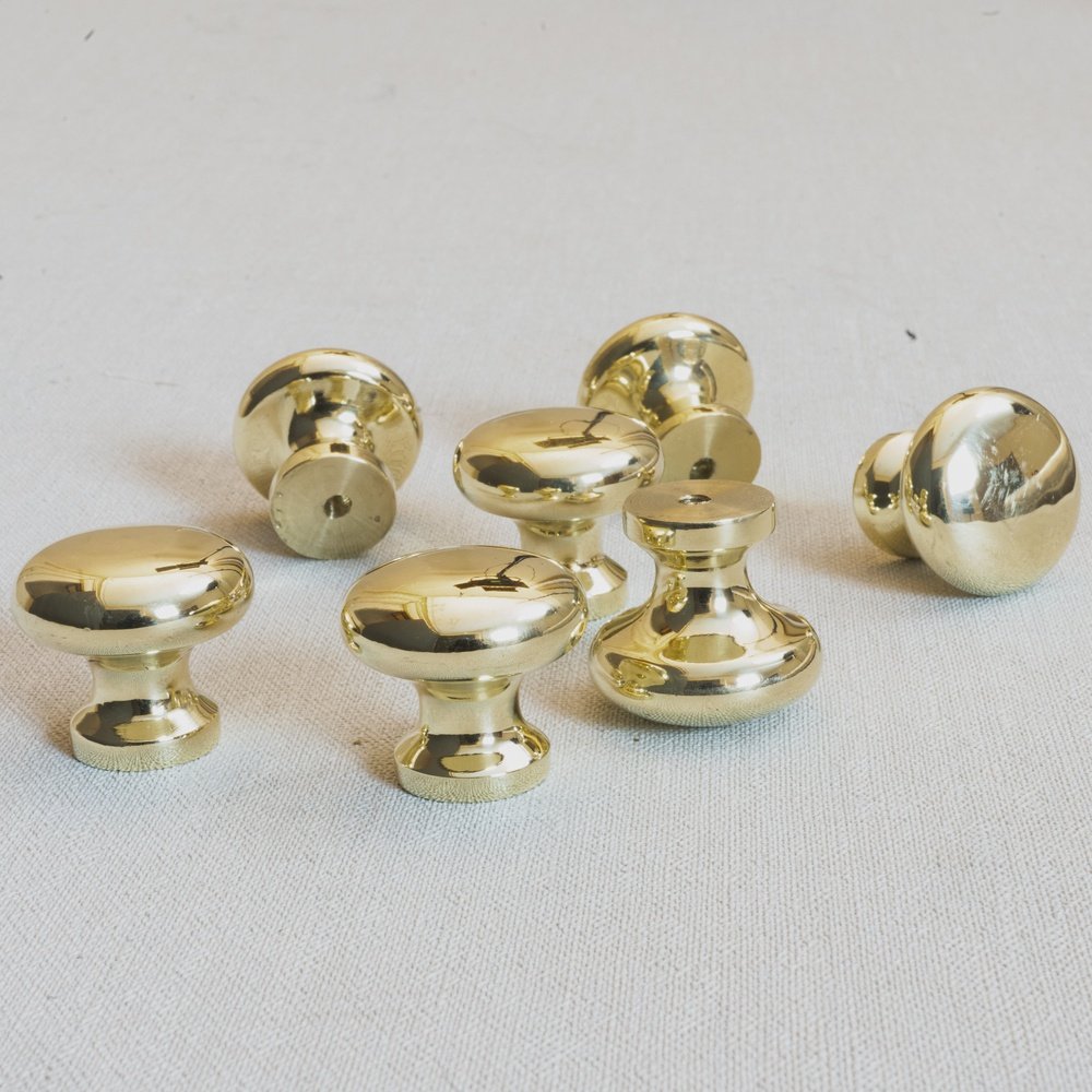 Unlacquered Brass knobs - Image 2